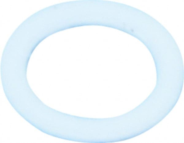 Made in USA - #8 Screw, PTFE Standard Flat Washer - 0.197" ID x 0.28" OD, 0.015" Thick, Plain Finish - Exact Tooling