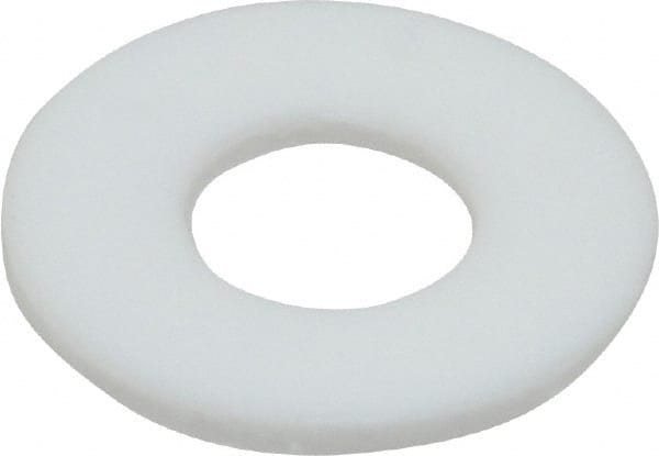 Made in USA - 3/8" Screw, PTFE Standard Flat Washer - 0.39" ID x 7/8" OD, 0.062" Thick, Plain Finish - Exact Tooling