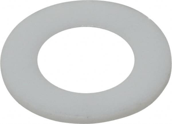 Made in USA - 1/4" Screw, PTFE Standard Flat Washer - 0.281" ID x 1/2" OD, 0.031" Thick, Plain Finish - Exact Tooling