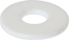 Made in USA - 1/4" Screw, PTFE Standard Flat Washer - 0.281" ID x 0.735" OD, 0.062" Thick, Plain Finish - Exact Tooling