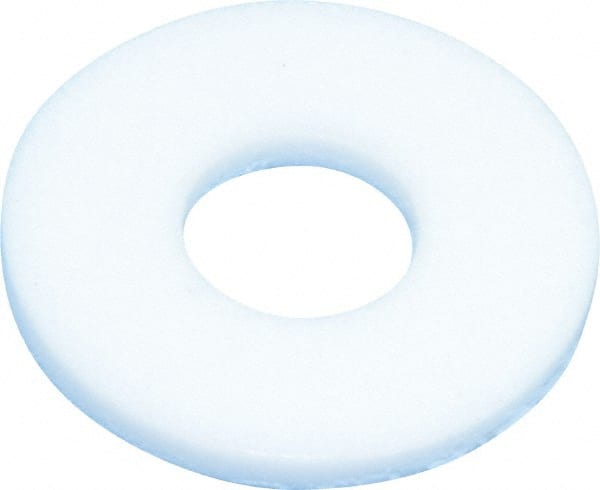 Made in USA - 5/16" Screw, PTFE Standard Flat Washer - 0.344" ID x 7/8" OD, 0.08" Thick, Plain Finish - Exact Tooling