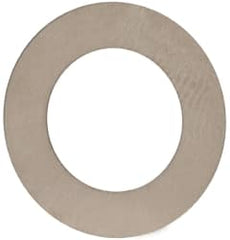 Made in USA - 0.012" Thick, 0.38" Inside x 5/8" OD, Round Shim - 5/16" Screw, Uncoated 302/304 Stainless Steel - Exact Tooling