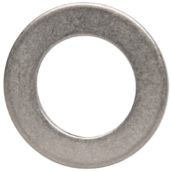 Made in USA - 0.048" Thick, 0.38" Inside x 5/8" OD, Round Shim - 5/16" Screw, Uncoated 302/304 Stainless Steel - Exact Tooling