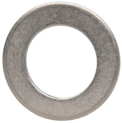 Made in USA - 0.048" Thick, 0.38" Inside x 5/8" OD, Round Shim - 5/16" Screw, Uncoated 302/304 Stainless Steel - Exact Tooling