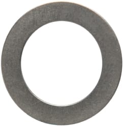 Made in USA - 0.016" Thick, 0.505" Inside x 3/4" OD, Round Shim - 7/16" Screw, Uncoated 302/304 Stainless Steel - Exact Tooling