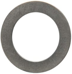 Made in USA - 0.016" Thick, 0.505" Inside x 3/4" OD, Round Shim - 7/16" Screw, Uncoated 302/304 Stainless Steel - Exact Tooling