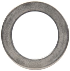 Made in USA - 0.02" Thick, 0.505" Inside x 3/4" OD, Round Shim - 7/16" Screw, Uncoated 302/304 Stainless Steel - Exact Tooling