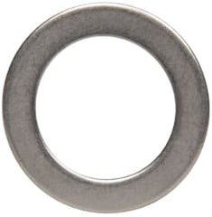 Made in USA - 0.03" Thick, 0.505" Inside x 3/4" OD, Round Shim - 7/16" Screw, Uncoated 302/304 Stainless Steel - Exact Tooling
