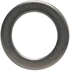 Made in USA - 0.048" Thick, 0.505" Inside x 3/4" OD, Round Shim - 7/16" Screw, Uncoated 302/304 Stainless Steel - Exact Tooling