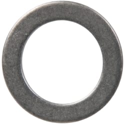Made in USA - 0.06" Thick, 0.505" Inside x 3/4" OD, Round Shim - 7/16" Screw, Uncoated 302/304 Stainless Steel - Exact Tooling