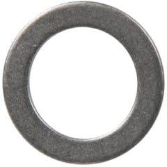 Made in USA - 0.06" Thick, 0.505" Inside x 3/4" OD, Round Shim - 7/16" Screw, Uncoated 302/304 Stainless Steel - Exact Tooling