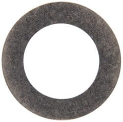 Made in USA - 0.02" Thick, 0.63" Inside x 1" OD, Round Shim - 9/16" Screw, Uncoated 302/304 Stainless Steel - Exact Tooling