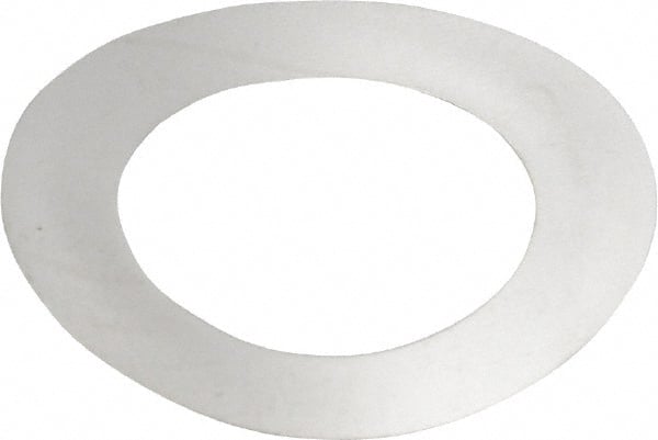 Made in USA - 0.003" Thick, 0.63" Inside x 1" OD, Round Shim - 9/16" Screw, Uncoated 302/304 Stainless Steel - Exact Tooling