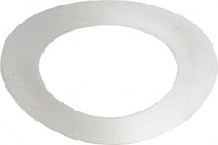 Made in USA - 0.003" Thick, 0.63" Inside x 1" OD, Round Shim - 9/16" Screw, Uncoated 302/304 Stainless Steel - Exact Tooling