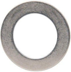 Made in USA - 0.03" Thick, 0.63" Inside x 1" OD, Round Shim - 9/16" Screw, Uncoated 302/304 Stainless Steel - Exact Tooling