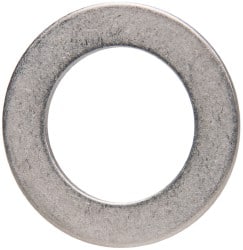 Made in USA - 0.048" Thick, 0.63" Inside x 1" OD, Round Shim - 9/16" Screw, Uncoated 302/304 Stainless Steel - Exact Tooling