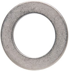 Made in USA - 0.048" Thick, 0.63" Inside x 1" OD, Round Shim - 9/16" Screw, Uncoated 302/304 Stainless Steel - Exact Tooling