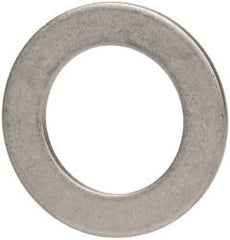 Made in USA - 1/16" Thick, 0.63" Inside x 1" OD, Round Shim - 9/16" Screw, Uncoated 302/304 Stainless Steel - Exact Tooling