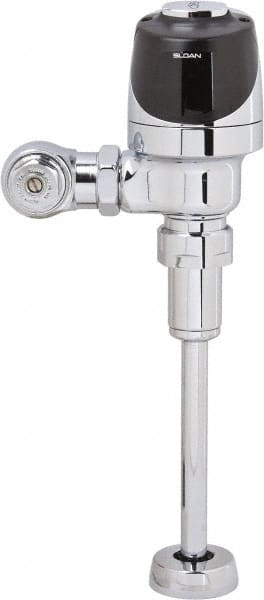 Sloan Valve Co. - 3/4" Spud Coupling, 3/4" Pipe, Urinal Automatic Flush Valve - Handle Opening, 1.5 Gal per Flush, Plastic Cover, Powered by 4 AA Batteries - Exact Tooling