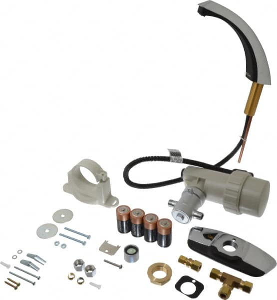 Sloan Valve Co. - Chrome Deck Plate Electronic & Sensor Faucet without Mixer - Powered by 6 VAC, Standard Spout, 4" Mounting Centers - Exact Tooling