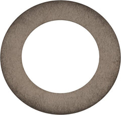 Made in USA - 0.008" Thick, 0.63" Inside x 1" OD, Round Shim - 9/16" Screw, Uncoated 302/304 Stainless Steel - Exact Tooling