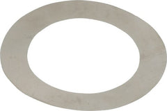 Made in USA - 0.001" Thick, 0.755" Inside x 1-1/8" OD, Round Shim - 5/8" Screw, Uncoated 302/304 Stainless Steel - Exact Tooling