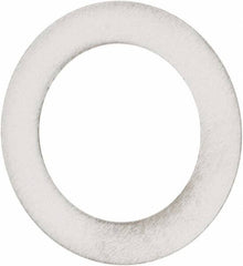 Made in USA - 0.012" Thick, 0.755" Inside x 1-1/8" OD, Round Shim - 5/8" Screw, Uncoated 302/304 Stainless Steel - Exact Tooling