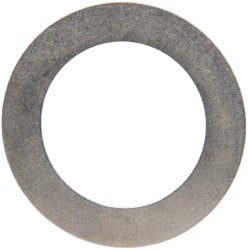 Made in USA - 0.016" Thick, 0.755" Inside x 1-1/8" OD, Round Shim - 5/8" Screw, Uncoated 302/304 Stainless Steel - Exact Tooling