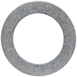 Made in USA - 0.02" Thick, 0.755" Inside x 1-1/8" OD, Round Shim - 5/8" Screw, Uncoated 302/304 Stainless Steel - Exact Tooling