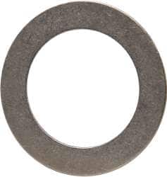 Made in USA - 0.024" Thick, 0.755" Inside x 1-1/8" OD, Round Shim - 5/8" Screw, Uncoated 302/304 Stainless Steel - Exact Tooling