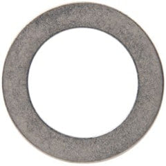 Made in USA - 0.03" Thick, 0.755" Inside x 1-1/8" OD, Round Shim - 5/8" Screw, Uncoated 302/304 Stainless Steel - Exact Tooling