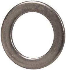 Made in USA - 0.09" Thick, 3/4" Inside x 1-1/8" OD, Round Shim - 5/8" Screw, Uncoated 302/304 Stainless Steel - Exact Tooling