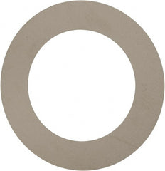 Made in USA - 0.002" Thick, 7/8" Inside x 1-3/8" OD, Round Shim - 3/4" Screw, Uncoated 302/304 Stainless Steel - Exact Tooling