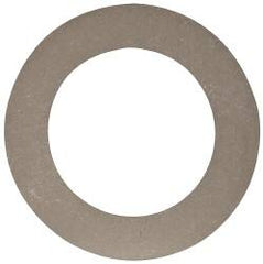 Made in USA - 0.02" Thick, 7/8" Inside x 1-3/8" OD, Round Shim - 3/4" Screw, Uncoated 302/304 Stainless Steel - Exact Tooling