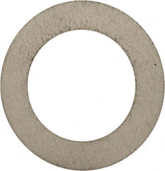 Made in USA - 0.024" Thick, 7/8" Inside x 1-3/8" OD, Round Shim - 3/4" Screw, Uncoated 302/304 Stainless Steel - Exact Tooling