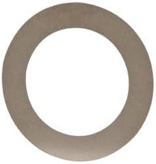 Made in USA - 0.001" Thick, 1" Inside x 1-1/2" OD, Round Shim - 7/8" Screw, Uncoated 302/304 Stainless Steel - Exact Tooling