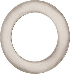 Made in USA - 0.012" Thick, 1" Inside x 1-1/2" OD, Round Shim - 7/8" Screw, Uncoated 302/304 Stainless Steel - Exact Tooling