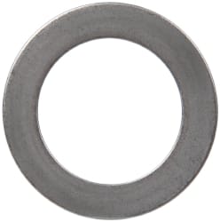 Made in USA - 0.03" Thick, 1" Inside x 1-1/2" OD, Round Shim - 7/8" Screw, Uncoated 302/304 Stainless Steel - Exact Tooling