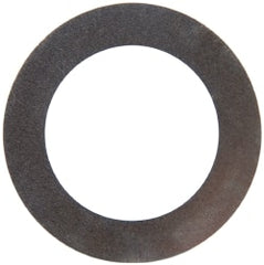 Made in USA - 0.004" Thick, 1" Inside x 1-1/2" OD, Round Shim - 7/8" Screw, Uncoated 302/304 Stainless Steel - Exact Tooling