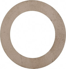 Made in USA - 0.006" Thick, 1" Inside x 1-1/2" OD, Round Shim - 7/8" Screw, Uncoated 302/304 Stainless Steel - Exact Tooling