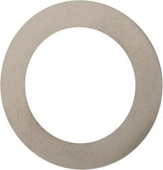 Made in USA - 0.007" Thick, 1" Inside x 1-1/2" OD, Round Shim - 7/8" Screw, Uncoated 302/304 Stainless Steel - Exact Tooling