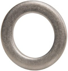 Made in USA - 0.09" Thick, 1" Inside x 1-1/2" OD, Round Shim - 7/8" Screw, Uncoated 302/304 Stainless Steel - Exact Tooling