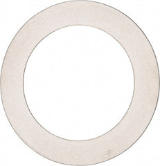 Made in USA - 0.012" Thick, 1-1/8" Inside x 1-5/8" OD, Round Shim - Uncoated 302/304 Stainless Steel - Exact Tooling