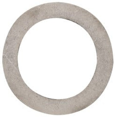 Made in USA - 0.015" Thick, 1-1/8" Inside x 1-5/8" OD, Round Shim - Uncoated 302/304 Stainless Steel - Exact Tooling