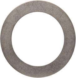 Made in USA - 0.02" Thick, 1-1/8" Inside x 1-5/8" OD, Round Shim - Uncoated 302/304 Stainless Steel - Exact Tooling