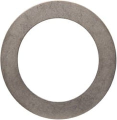Made in USA - 0.02" Thick, 1-1/8" Inside x 1-5/8" OD, Round Shim - Uncoated 302/304 Stainless Steel - Exact Tooling