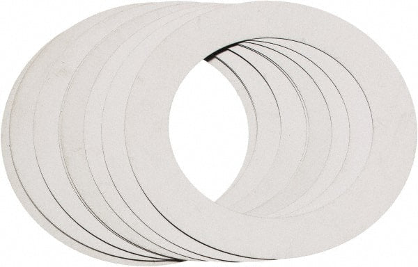 Made in USA - 0.003" Thick, 1-1/8" Inside x 1-5/8" OD, Round Shim - Uncoated 302/304 Stainless Steel - Exact Tooling