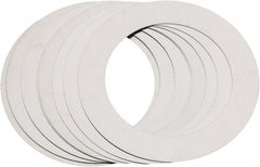 Made in USA - 0.003" Thick, 1-1/8" Inside x 1-5/8" OD, Round Shim - Uncoated 302/304 Stainless Steel - Exact Tooling