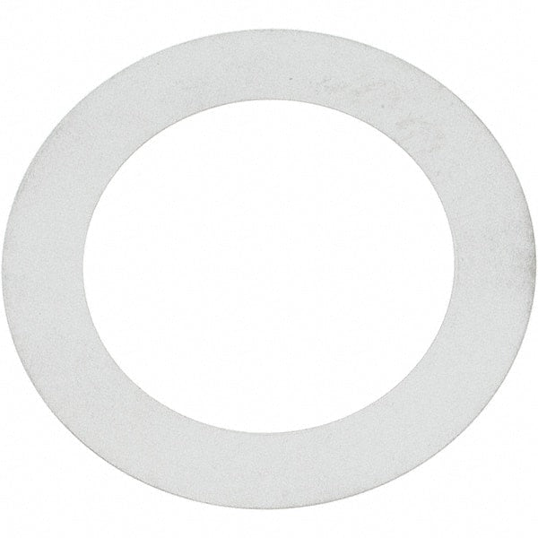 Made in USA - 0.004" Thick, 1-1/8" Inside x 1-5/8" OD, Round Shim - Uncoated 302/304 Stainless Steel - Exact Tooling