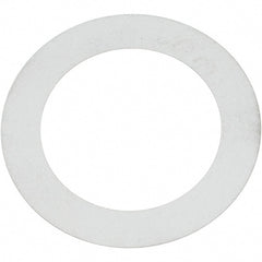 Made in USA - 0.004" Thick, 1-1/8" Inside x 1-5/8" OD, Round Shim - Uncoated 302/304 Stainless Steel - Exact Tooling